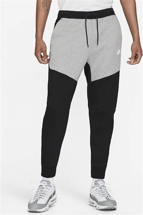 nike tech fleece herenbroek grijs